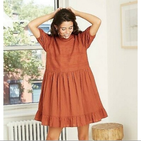 Universal Thread | Dresses | Universal Thread Puff Short Sleeve Eyelet Dress | Poshmark